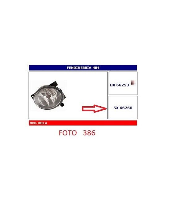 66260 FARO FENDINEBBIA (FOG...