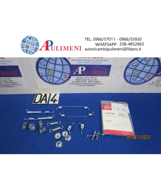 KIT ACCESSORI GANASCE FRENO...