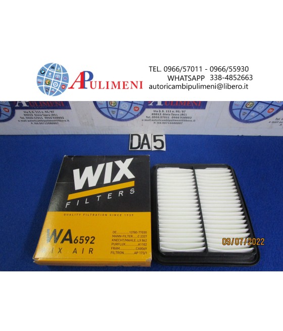 WA6592 A2010 FILTRO ARIA...