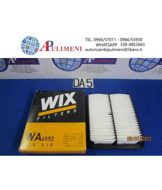 WA6592 A2010 FILTRO ARIA MOTORE PER SUZUKI VITARA GRAND VITARA