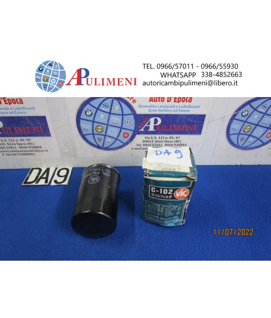 FILTRO OLIO PER DAIHATSU ROCKY TOYOTA CELICA CORONA CRESSIDA HIACE HILUX VW