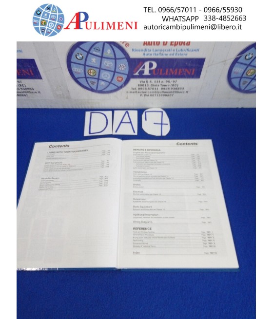 MANUALE HAYNES SERVIZIO E RIPARAZIONE PER VW PASSAT SANTANA 81--88 BENZINA