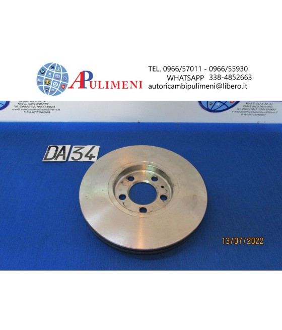 16265 DISCO FRENO ANTERIORE PER VOLKSWAGEN GOLF III PASSAT B3/B4 VENTO