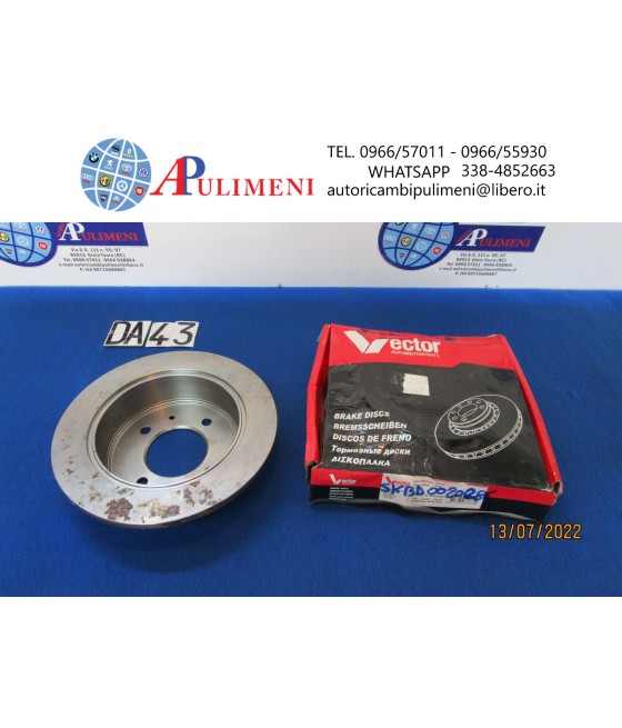 DISCO FRENO POSTERIORE PER HYUNDAI MATRIX SONICA IV KIA MAGENTIS I