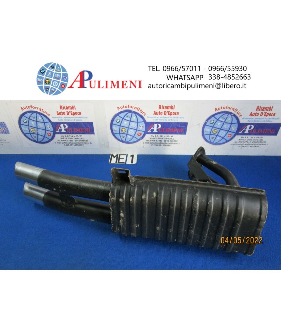 MARMITTA TERMINALE FIAT 600 ABARTH 750 1000 TC MARCA MIURA ORIGINALE EPOCA