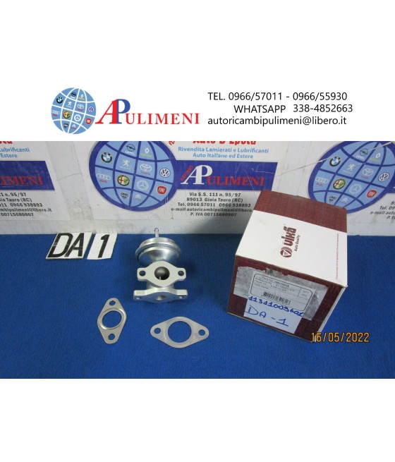VALVOLA EGR GAS SCARICO PER AUDI 80 A4 A6 SEAT ALHAMBRA CORDOBA IBIZA II TOLEDO