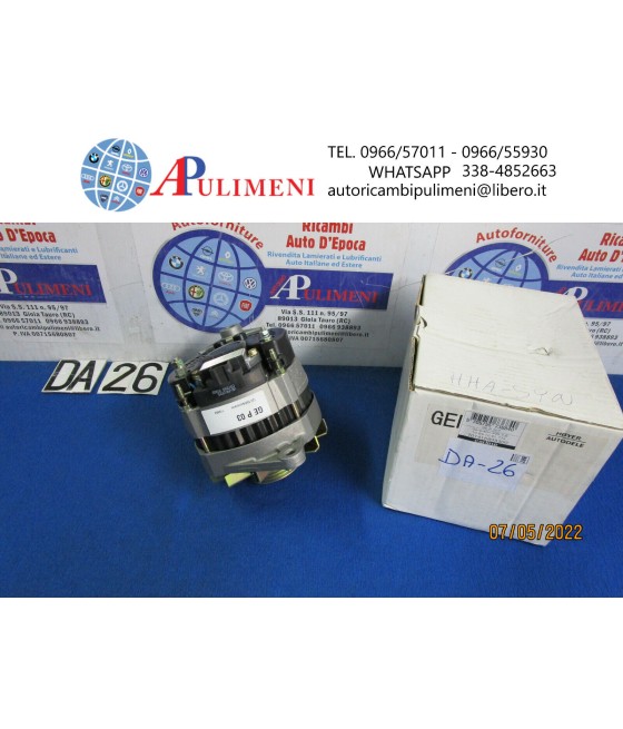ALTERNATORE GENERATORE 14V 50A PER CITROEN BX PEUGEOT 205 309 405 HORIZON