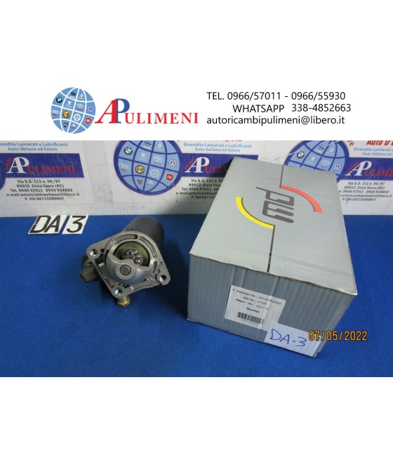 MOTORINO AVVIAMENTO 12V 1,10 KW PER FORD ESCORT III V VI FIESTA ORION II III 1.3