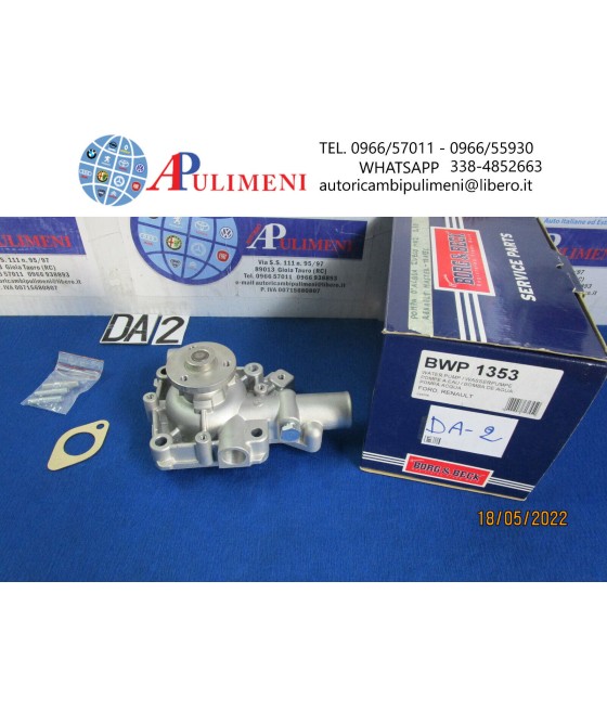 POMPA ACQUA PER IVECO DAILY 35.8 89-98 RENAULT MASTER I TRAFIC 2.4 D 2.5 D