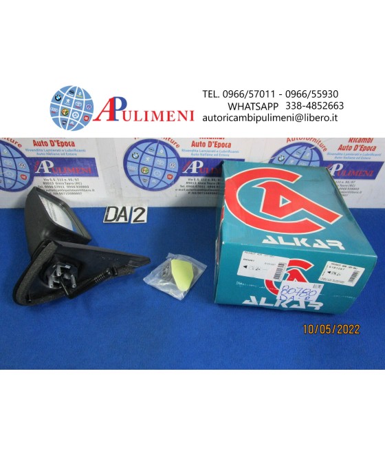 6101287 80780 SPECCHIO RETROVISORE MECCANICO ESTERNO SX PER PEUGEOT 405 87--96