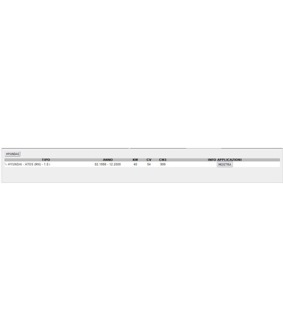 CUSCINETTO MOZZO RUOTA ANTERIORE PER HYUNDAI ATOS 98--03