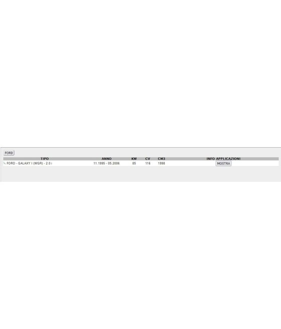 365102 IMASAF-SUD TUBO MARMITTA COLLETTORE SCARICO PER FORD GALAXY 2.0 95--98