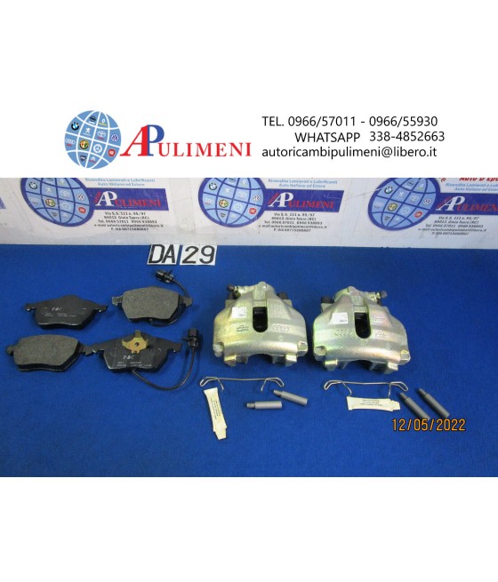 COPPIA PINZE FRENO ANTERIORE DX/SX PER AUDI A4 A6 SEAT EXEO SUPERB VW PASSAT B5