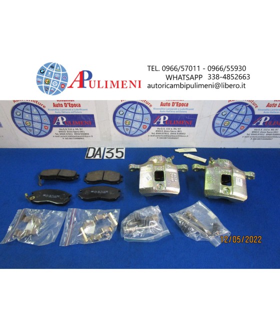 COPPIA PINZE FRENO ANTERIORE DX/SX PER COLT IV GALANT VII LANCER V AKEBONO