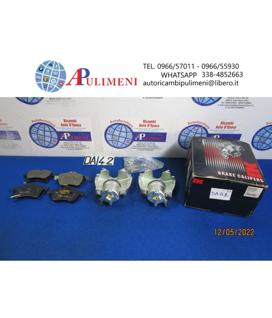 COPPIA PINZE FRENO ANTERIORE DX/SX PER ASTRA G H CORSA D E MERIVA A B VECTRA B
