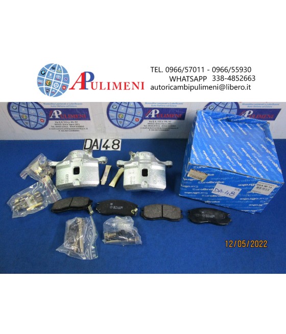 COPPIA PINZE FRENO ANTERIORE DX/SX PER ECLIPSE I GALANT VI SPACE WAGON AKEBONO