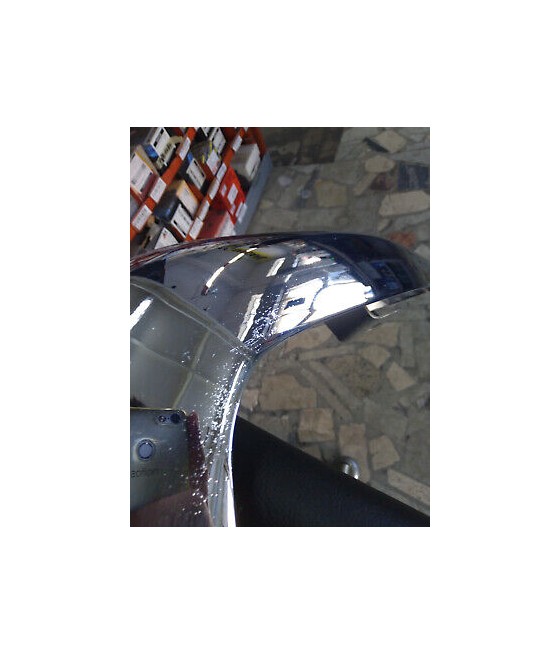 PARAURTI POSTERIORE CROMATO FIAT 128 COUPE' SL CON RIGATURE E OSSIDAZIONE