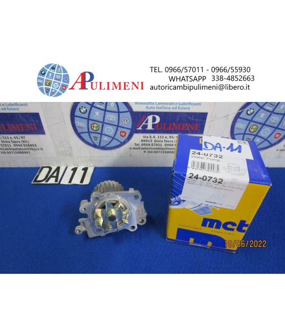 POMPA ACQUA PER MITSUBISHI COLT V PAJERO SPACE STAR 1.6 1.8 2.0 VOLVO S40 1.8I
