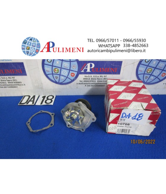 10766 PA766 POMPA ACQUA PER TOYOTA COROLLA PASEO STARLET 1.0 1.3 1.4 1.5