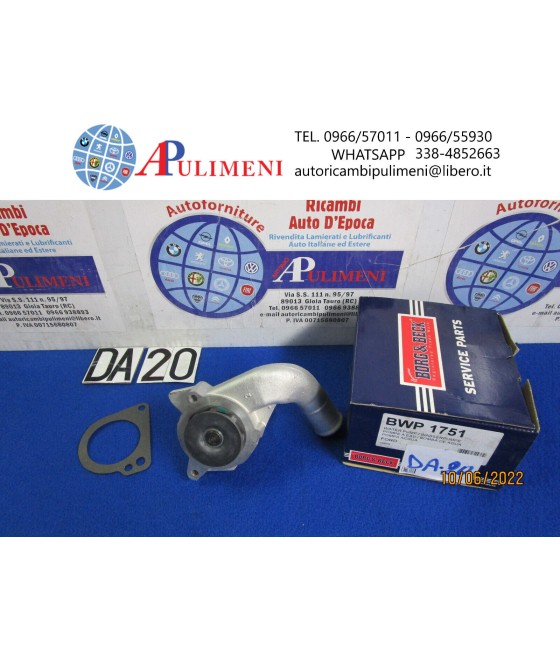 BWP1751 10639 POMPA ACQUA PER FORD FIESTA IV V 1.3 1.3 i KA 1.3 i MAZDA 121 III 