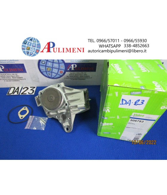 506783 10750 POMPA ACQUA PER OPEL MOVANO A 2.5 D RENAULT MASTER II 2.5 D dCi