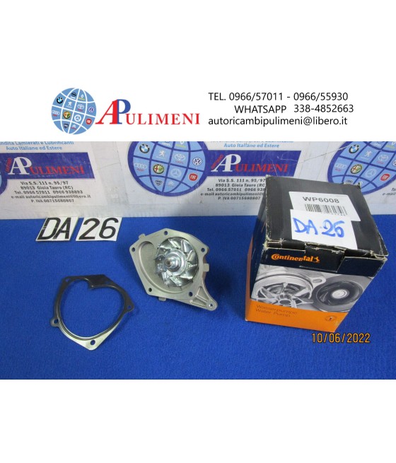 POMPA ACQUA PER DACIA LOGAN SANDERO NISSAN KUBISTA MICRA NOTE CLIO MEGANE JIMNY