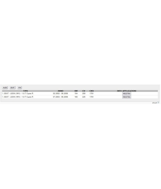TIRANTE SNODO DX/SX SCATOLA STERZO PER AUDI TT -06 LEON CUPRA R GOLFVI  3.2 R32