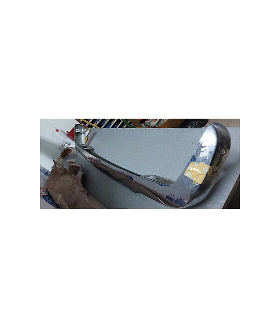 PARAURTI ANTERIORE CROMATO C/GOMMA FIAT 128 3P COUPE' NUOVO!