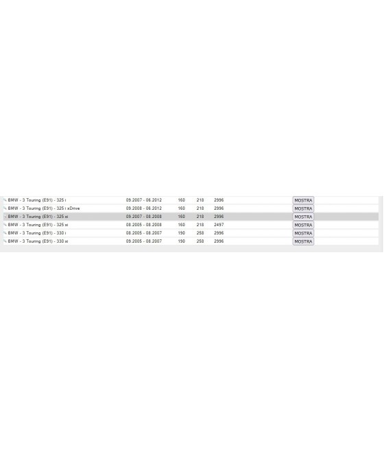 E822L 30B1700 FILTRO ARIA MOTORE PER BMW SERIE 3 E81 E90 E91 E93