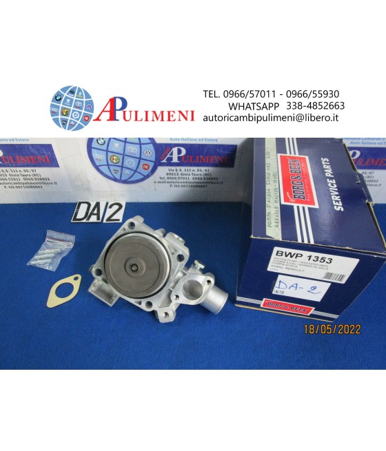 POMPA ACQUA PER IVECO DAILY 35.8 89-98 RENAULT MASTER I TRAFIC 2.4 D 2.5 D