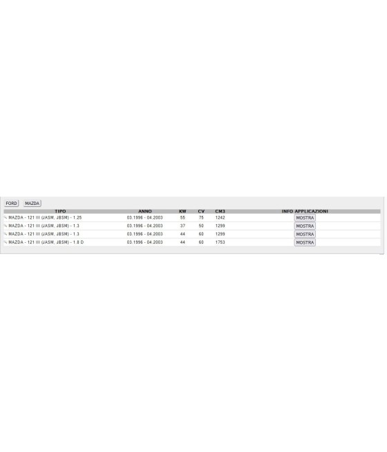 BRACCIO OSCILLANTE ANTERIORE INFERIORE SX PER FIESTA IV 95--02 TRW
