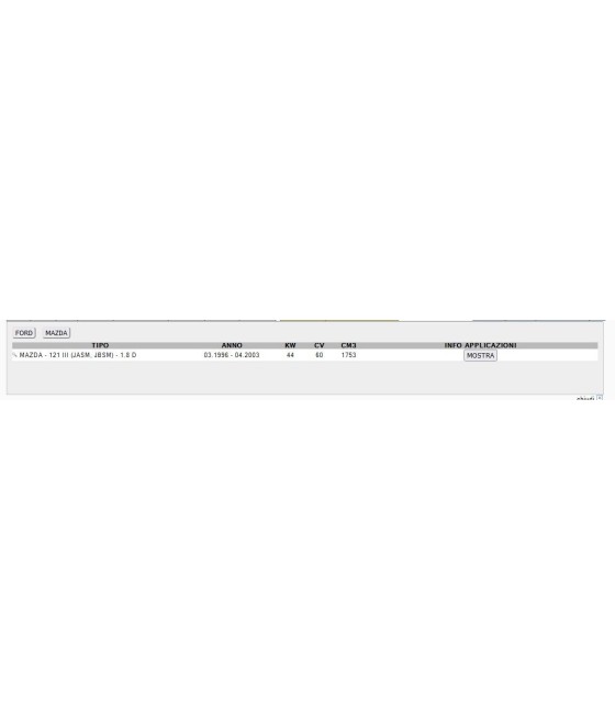CUSCINETTO TENDICINGHIA PER FORD COURIER ESCORT VI FIESTA IV MONDEO I 1.8 D TD