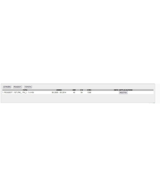 FCB6066 30143 CUFFIA GIUNTO OMOCINETICO CAMBIO PER CITROEN C1 PEUGEOT 107 AYGO