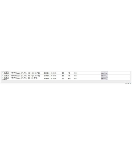 WA6592 A2010 FILTRO ARIA MOTORE PER SUZUKI VITARA GRAND VITARA
