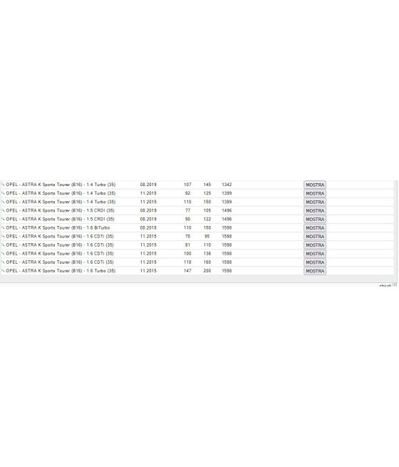 DF6819 DISCO FRENO ANTERIORE PER OPEL ASTRA K 2015--