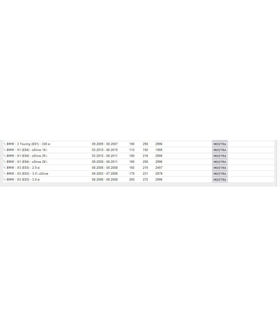 FILTRO IDRAULICO CAMBIO AUTOMATICO PER BMW S.1 E81 E87 S.3 E90 E91 E92 E93 X1 X3