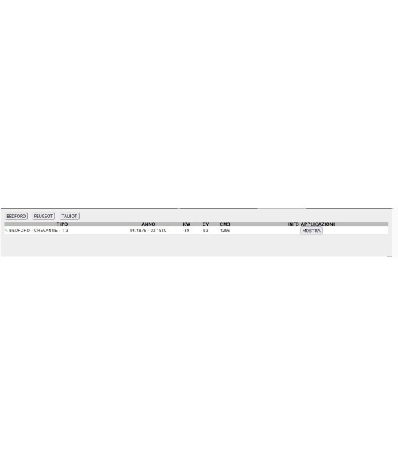 CILINDRETTO FRENO RUOTA P/DX-SX PER PEUGEOT 305 II 405 SOLARA 1.3 1.6 BEDFORD