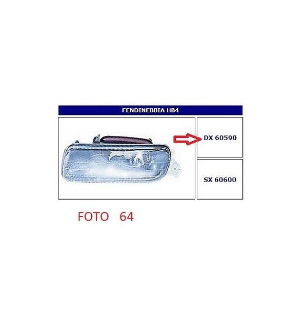 60590 FARO FENDINEBBIA (FOG...