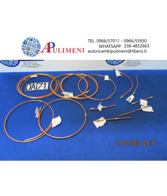 BR VW 17 SERIE TUBI FRENO...
