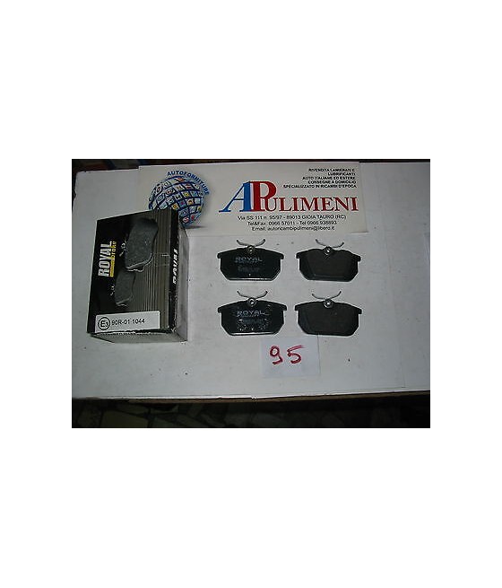 SERIE PASTICCHE FRENO (BRAKE-PADS) POST A/R GTV 86-97 FIAT BARCHETTA LANCIA 