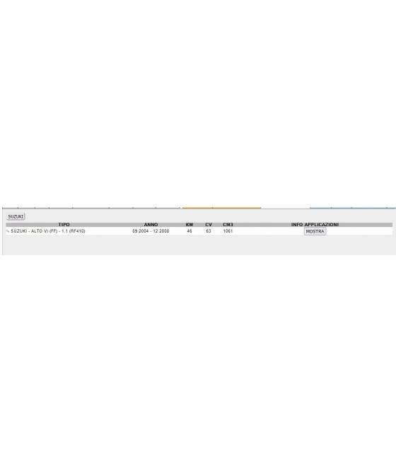 HK2758 KIT FRIZIONE (3PZ) ø 180 18 DENTI PER SUZUKI ALTO VI 1.1 04- 08