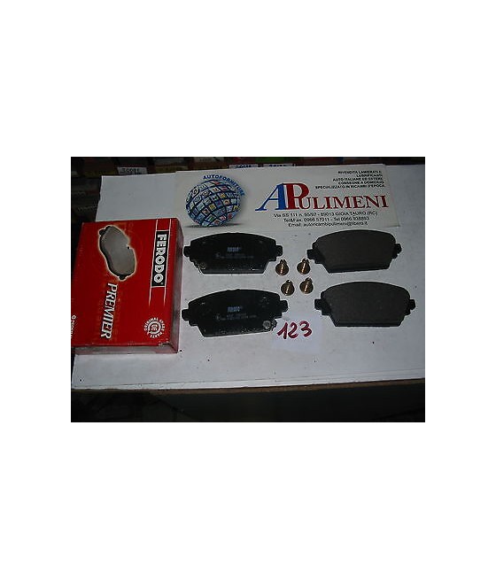 SERIE PASTICCHE FRENO (BRAKE-PADS) ANT PER NISSAN ALMERA PRIMERA FDB 1439