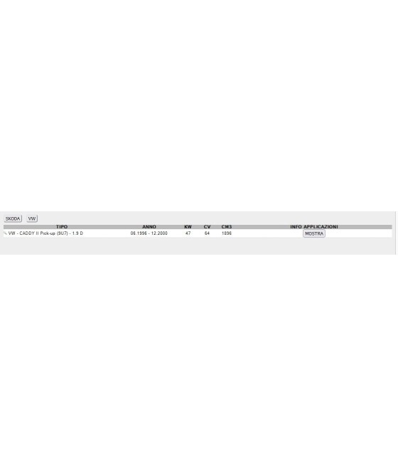 CAVO LACCIO FUNE FRIZIONE PER SKODA FELICIA I II VW CADDY II 1.9 D