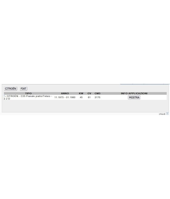 CAVO LACCIO FUNE ACCELERATORE PER CITROEN C35 2.2 D FIAT 242 FURGONATO 2.2 D