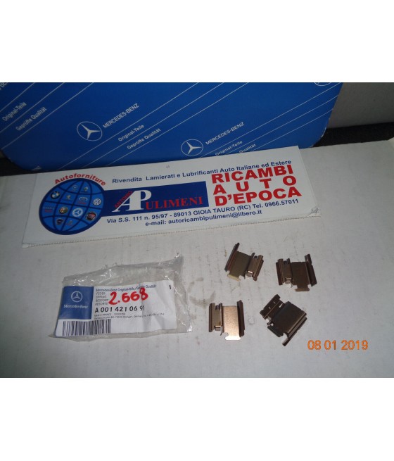 A0014210691 MOLLA FERMO PASTIGLIE PINZA POSTERIORE MERCEDES KOMBI