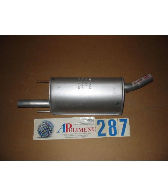 543507 MARMITTA TERMINALE OPEL CORSA B 1.2-1.4 16V  1.5-1.7 TURBO DIESEL 93 00
