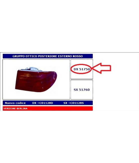 FANALE POST EST DX ROSSO...