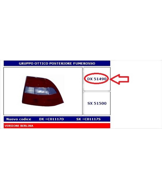 51490 FANALE POSTERIORE DX...