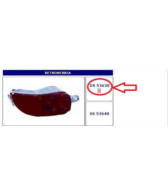 53630 FANALE RETRONEBBIA...