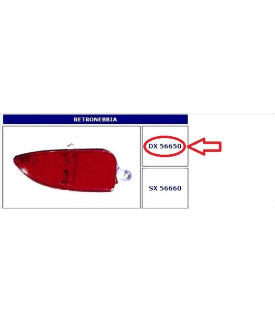 56650 FANALE RETRONEBBIA...
